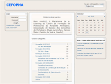 Tablet Screenshot of m.cefopna.edu.pt